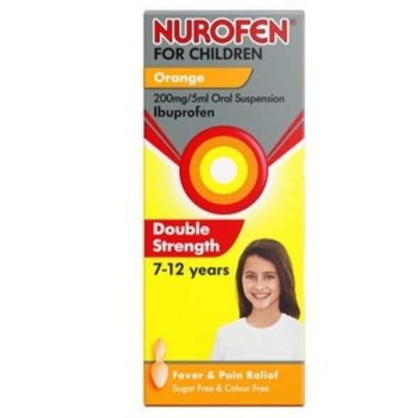 Nurofen - Orange Double Strengh 7-12 years old 100ml