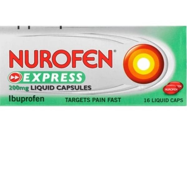 Nurofen - Express Liquid Capsules 16x 200mg