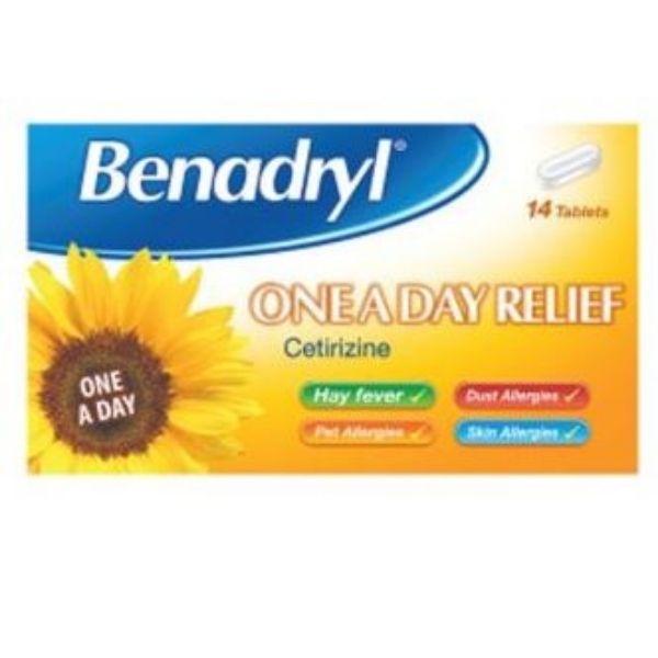 Benadryl - One a Day Relief 14 Tablets