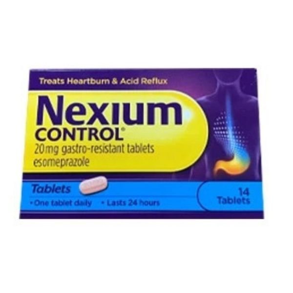 Nexium - Control Gastro Resistant 20mg Tablets Pack of 14