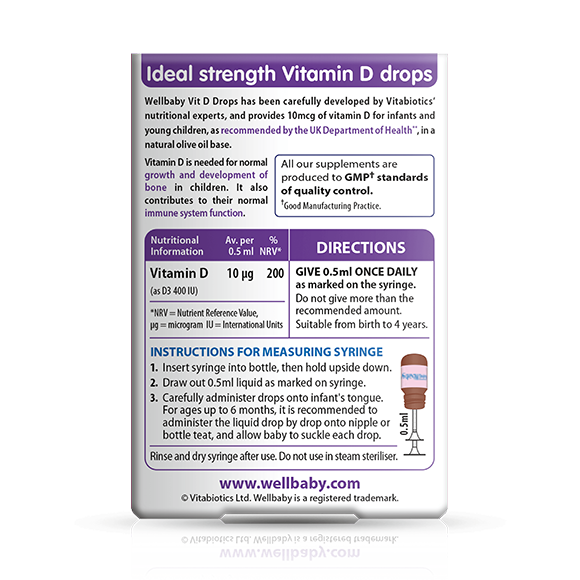 Vitabiotics - WellBaby Vitamin D Drops