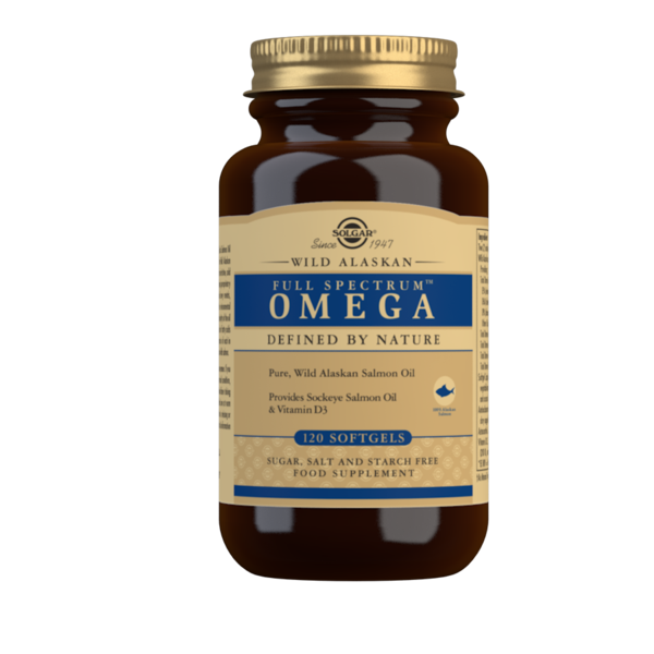 Solgar -Salmon Oil Full Spectrum Omega 120 Softgels