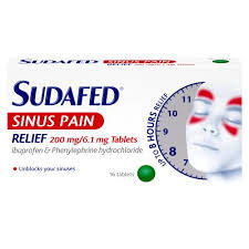 Sudafed- Sinus Pain