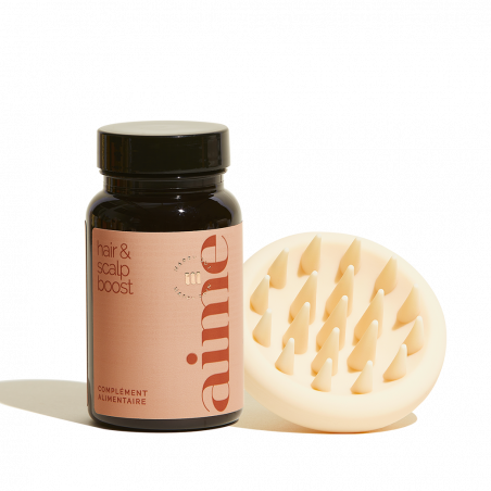 Aime - Massage Brush and Hair & Scalp Boost Duo