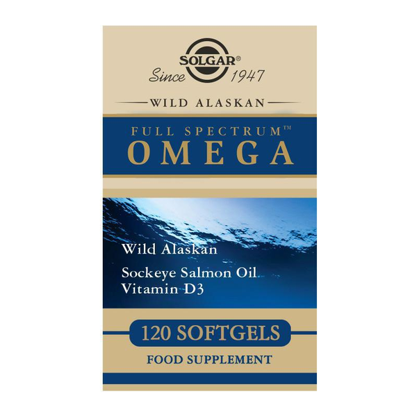 Solgar -Salmon Oil Full Spectrum Omega 120 Softgels