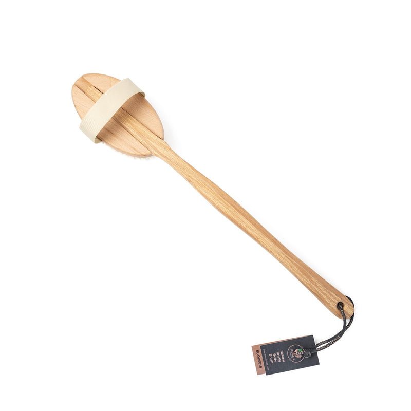 Eco Bath - Natural Bristle Body Brush With Soft Bristles