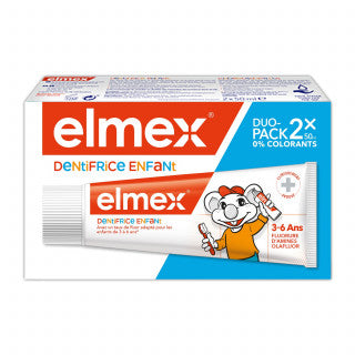 Elmex - Kids Toothpaste 3-6 Years Old Duo Pack 2x50ml