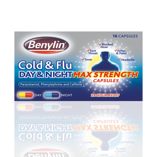 Benylin - Cold & Flu Day & Night 16 Capsules