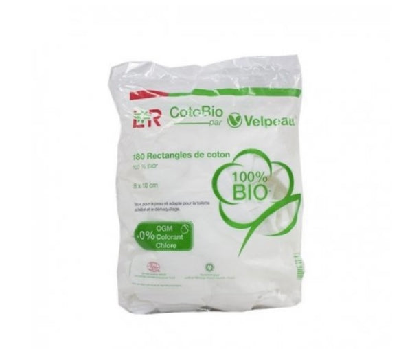 CotoPads Organic Cotton Rectangles 180