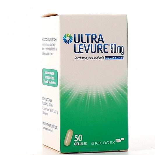 Ultra Levure 50 mg, Diarrhoea, 50 Capsules