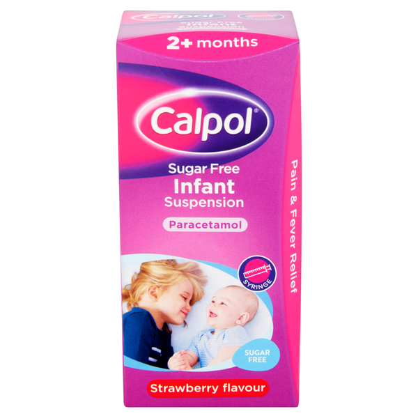 Calpol - Sugar Free Infant Strawberry 100ml