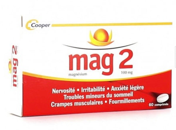 MAG 2 - 100mg Magnesium Tablets (60)