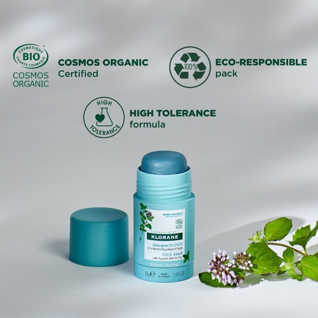 Klorane - Organic Mint & Clay Stick Mask 25g