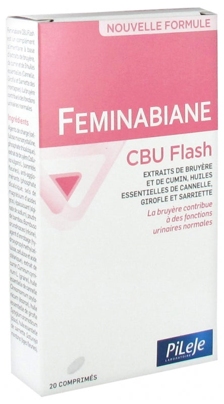Pileje - Feminabiane CBU Flash 20 Tablets