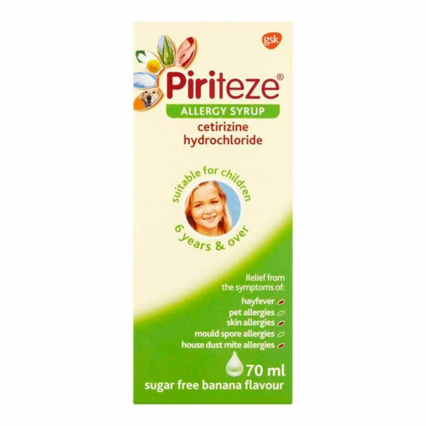 Piriteze - Allergy Syrup 70ml (P)