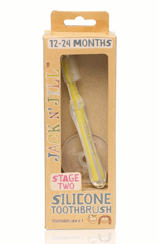 Jack N‘ Jill - Silicone Toothbrush 12-24 Months