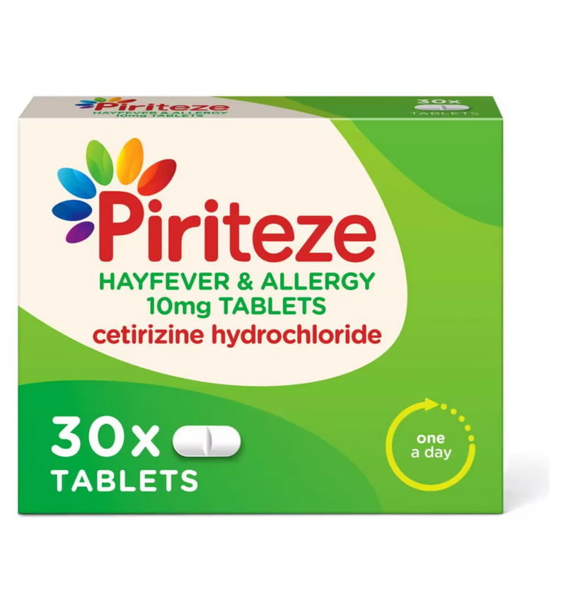 Piriteze - Allergy One-a-day 30 Tablets